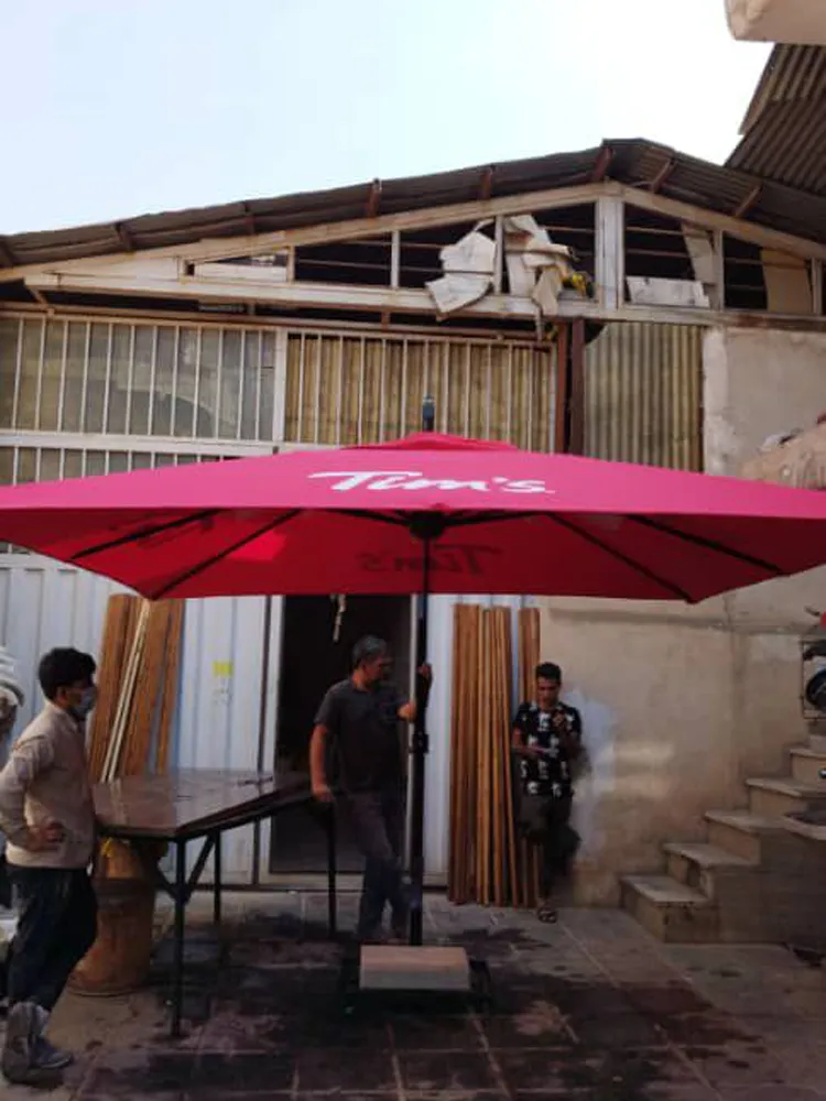 chatr 30 چتر پایه وسط گرد قطر ۴ متر